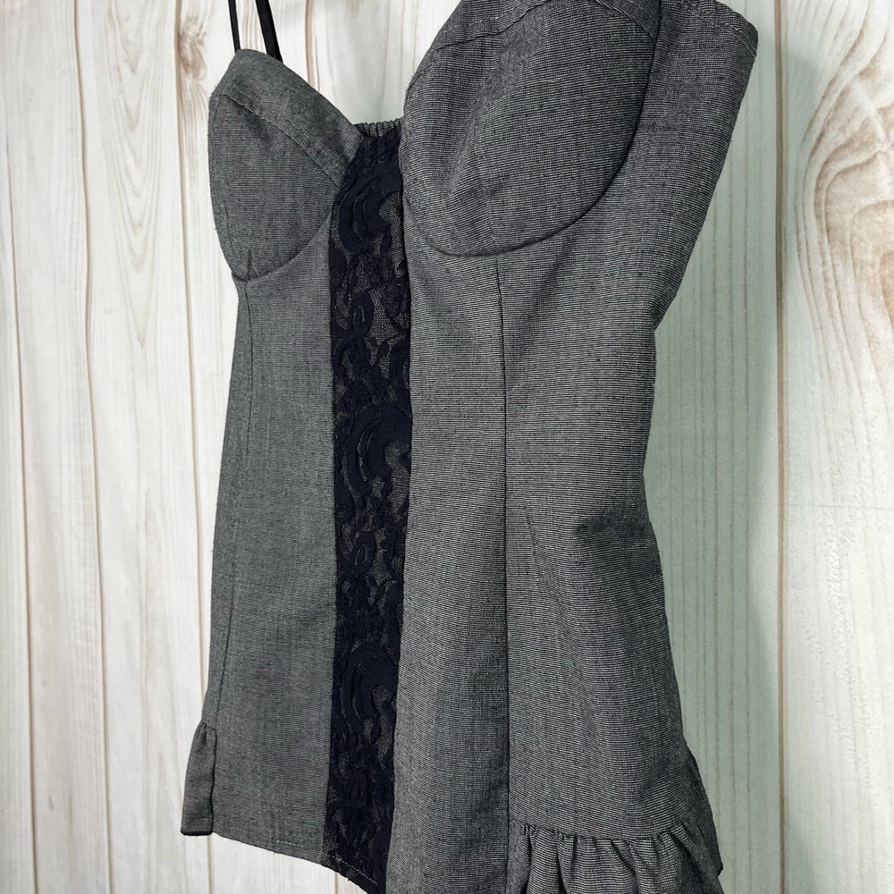 I4 Heart Soul Grey Large Fitted Top